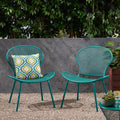 Nevada Chair Mp2 Set Of 2 Teal Iron