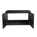 30'' Floating Wall Mounted Bathroom Vanity With Ceramics Sink & Soft Close Cabinet Door, Kd Package Black Bathroom Modern Plywood