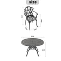 Cushions In Random Colors 7 Piece Set Of Cast Aluminum Patio Furniture With Cushions Yes Dining Set Black Seats 6 Rust Resistant Frame Water Resistant Cushion Garden & Outdoor Complete Patio Sets Aluminium