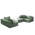 Modern Upholstered Sectional Sofa Couch Set,Modular 132