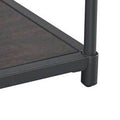 Prescott End Table Brown Brown Iron