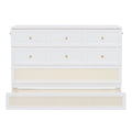 Queen Murphy Bed With Large Drawers,White Queen White Plywood