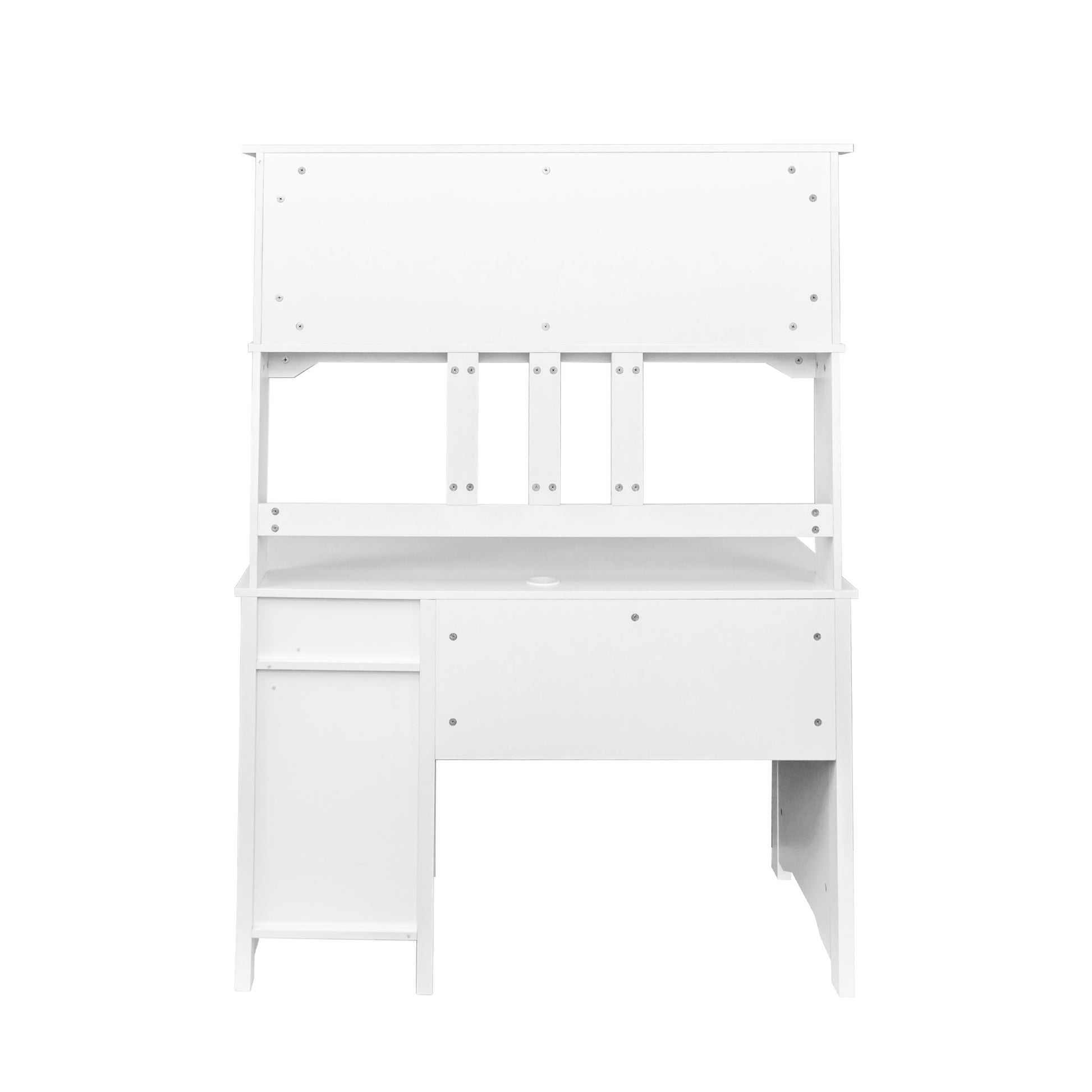 Home Office Computer Desk White Particle Board Mdf