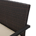 Cancun 4Pcs Chat Set Multi Pe Rattan Iron Waterproof Fabric