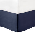 7 Piece Tufted Comforter Set Navy King King Navy Polyester