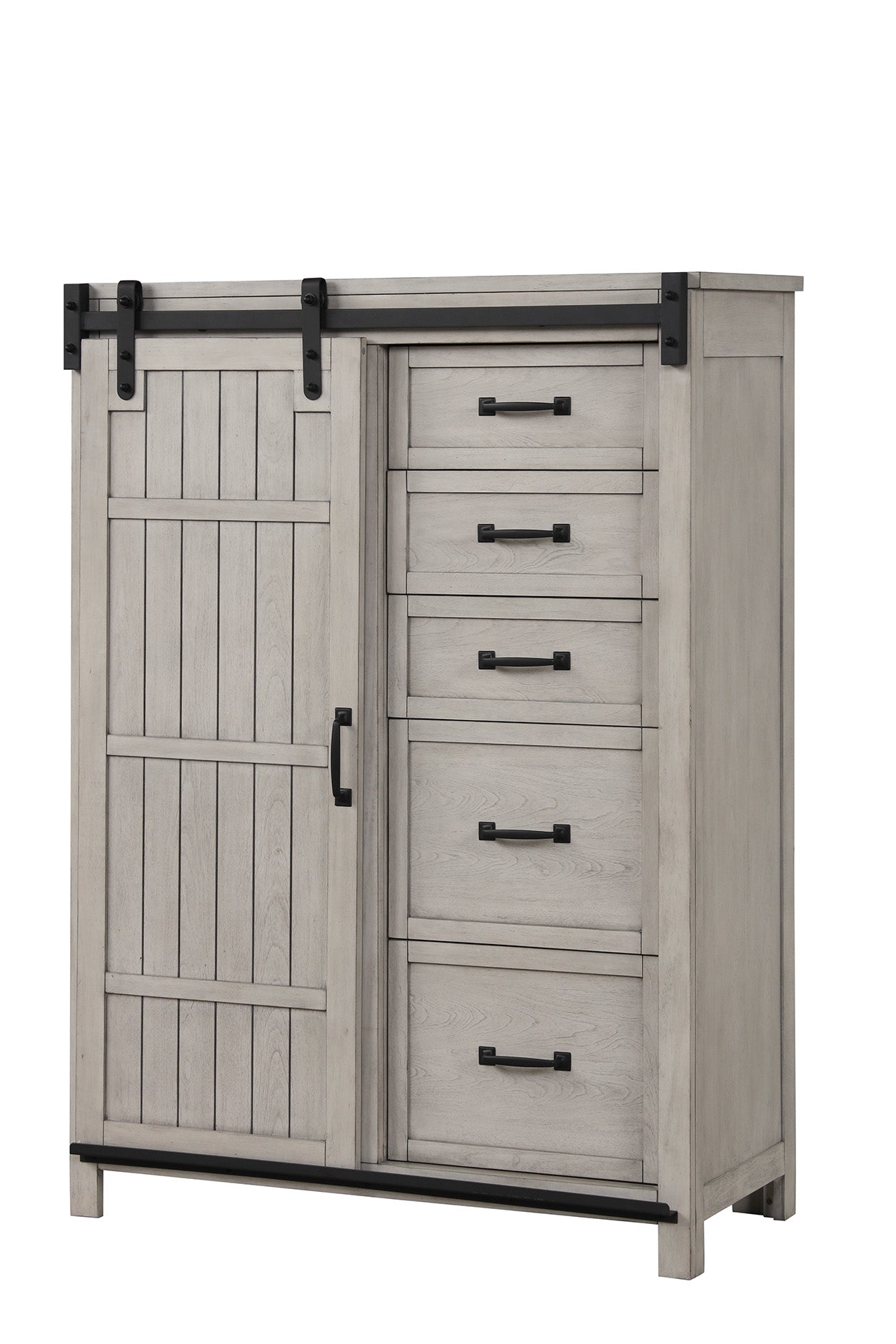 Alexandria Chest, Mountain Mist Finish Beige Wood Wood