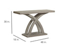 Jocelyn Sofa Table Gray Gray Wood