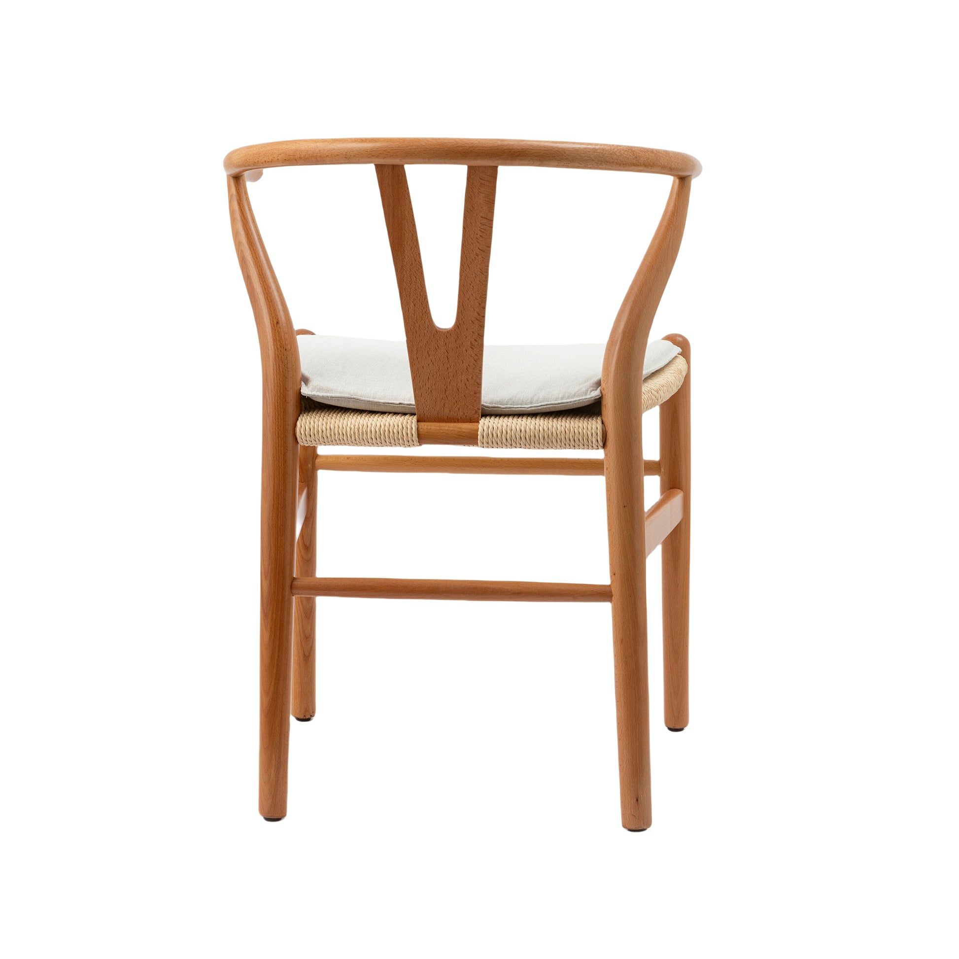 Wishbone Chairs For Dining Room,Soild Wood Weave Dining Chair,Armchair,Fully Assembled,Set Of 2 Beech Wood Natural Wood Dining Room Lacquered Mid Century Modern Arm Chair Beech Wicker Wood