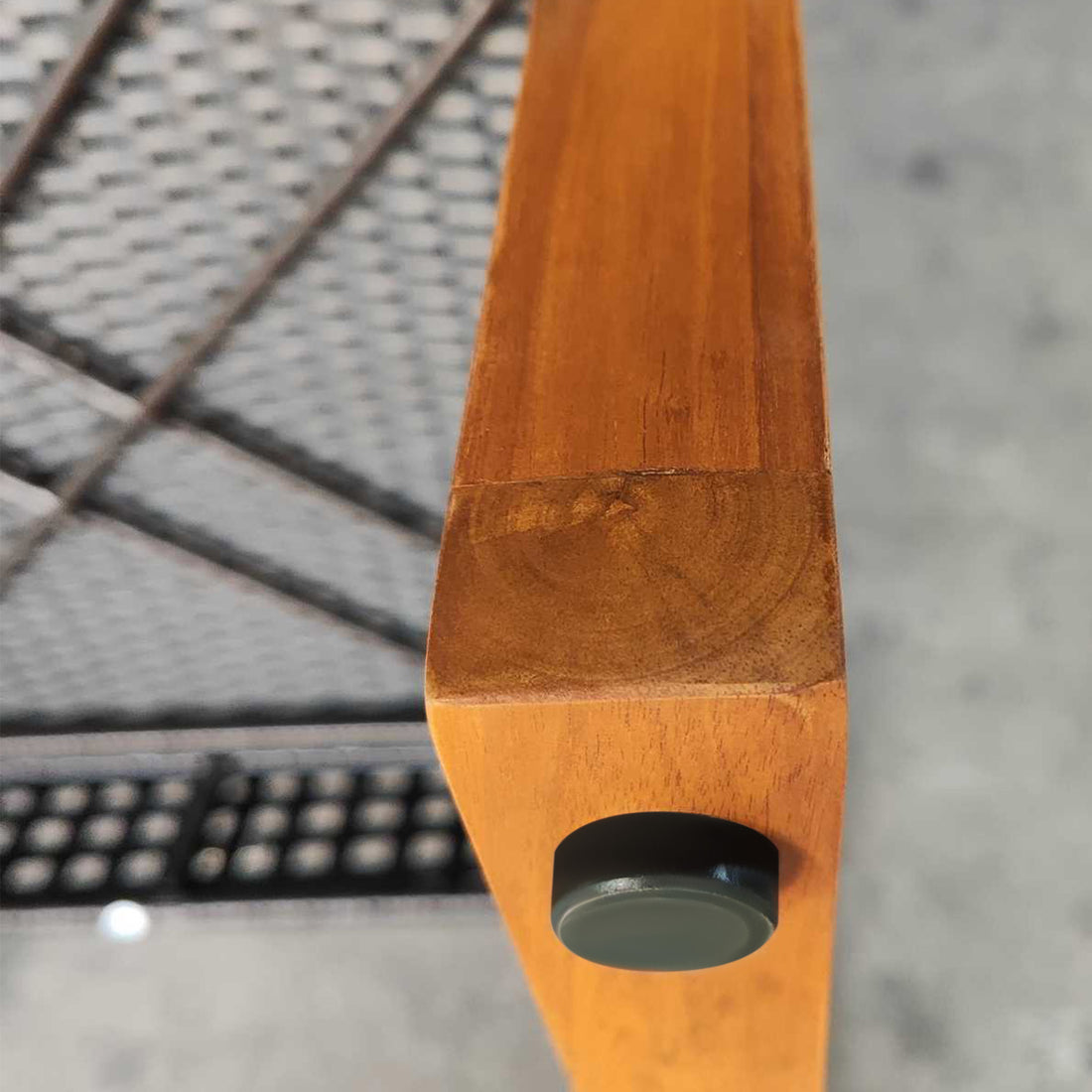 Outsunny 3 Pieces Patio Bistro Set Wooden With Cushions, Pe Wicker Patio Furniture Outdoor For Porch, Backyard, Garden, Brown Brown Rattan Metal