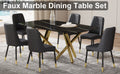 Large Modern Minimalist Rectangular Dining Table With 0.39 