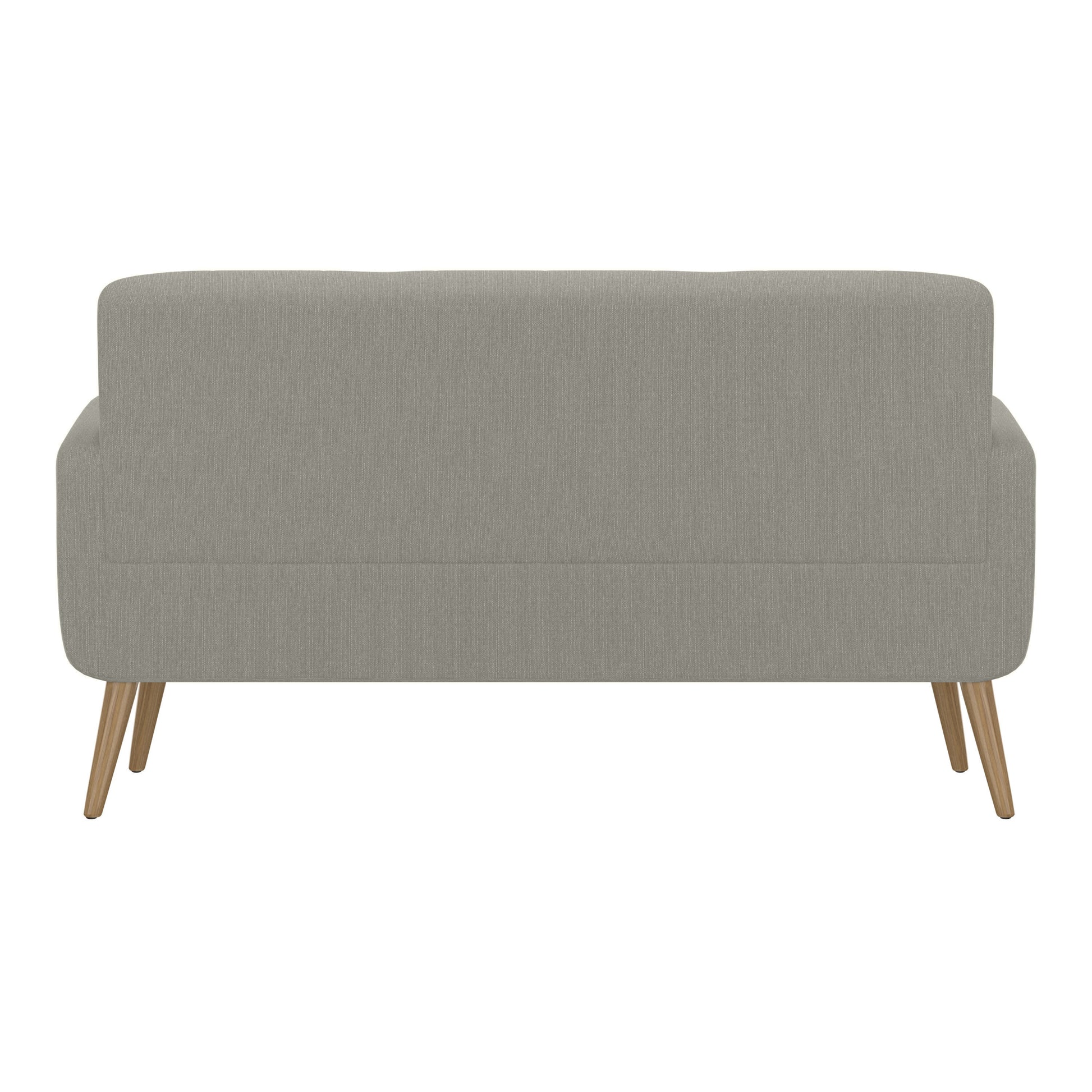 The Charlie Sofa Gray Poplar Polyester 3 Seat