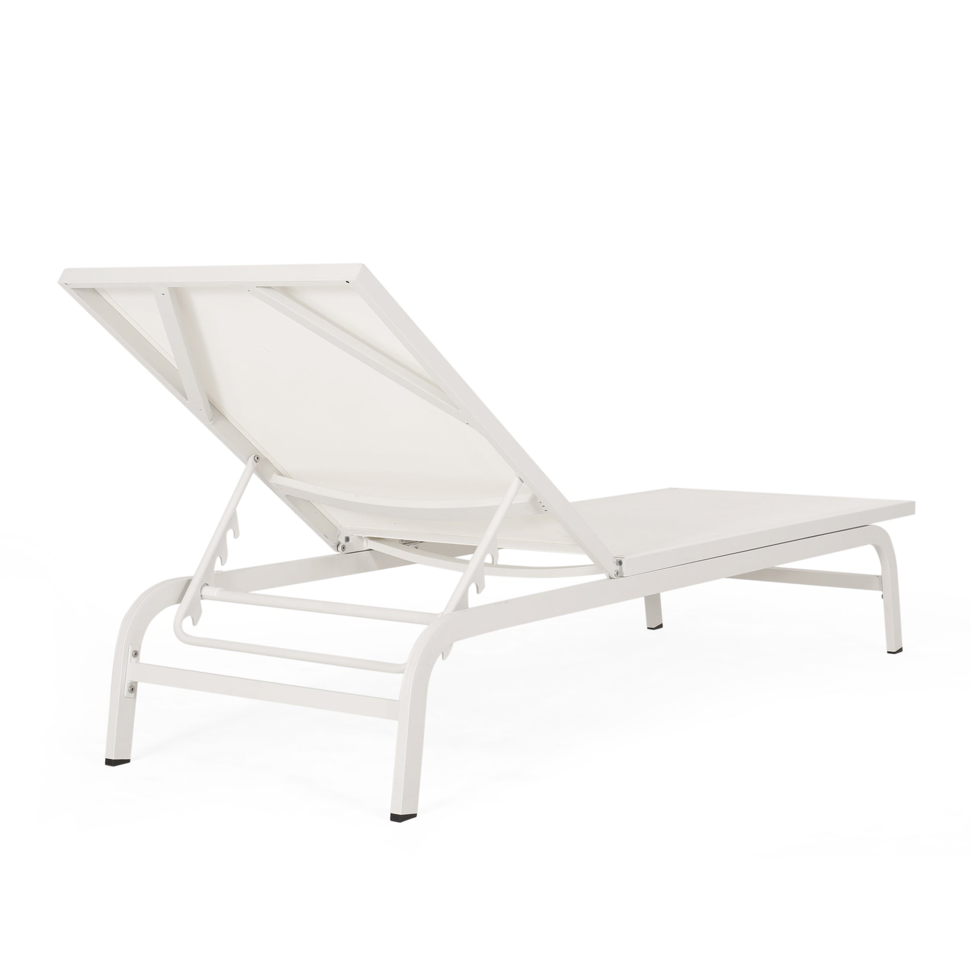 Finn Chaise Lounge White Nylon Mesh