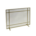 Fire Screen Gold Iron