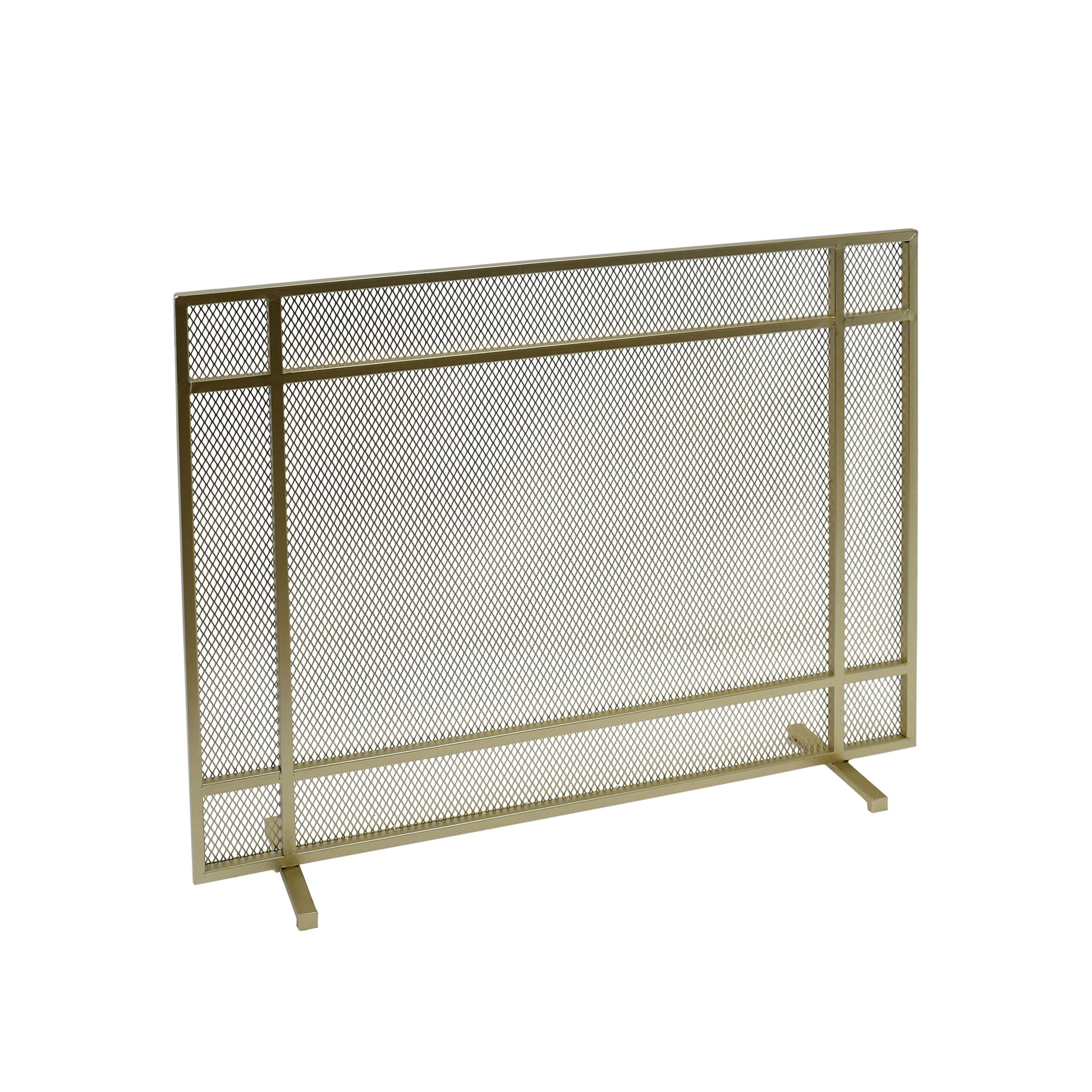 Fire Screen Gold Iron