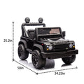 Licensed Land Rover Defender Volta 5008 24V Kids Ride On Car W Parents Control,2Wd,Four Wheel Suspension,Bluetooth,Mp3,Music,Adjustable Volume,Power Display,Led Lights,Speeds 1.86 3.11Mph For Kids 3 7 Black Polypropylene