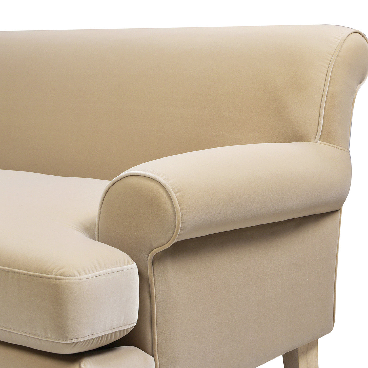 Alana 88" Lawson Two Cushion Tightback Sofa, Fawn Brown Performance Velvet Brown Foam Velvet 2 Seat