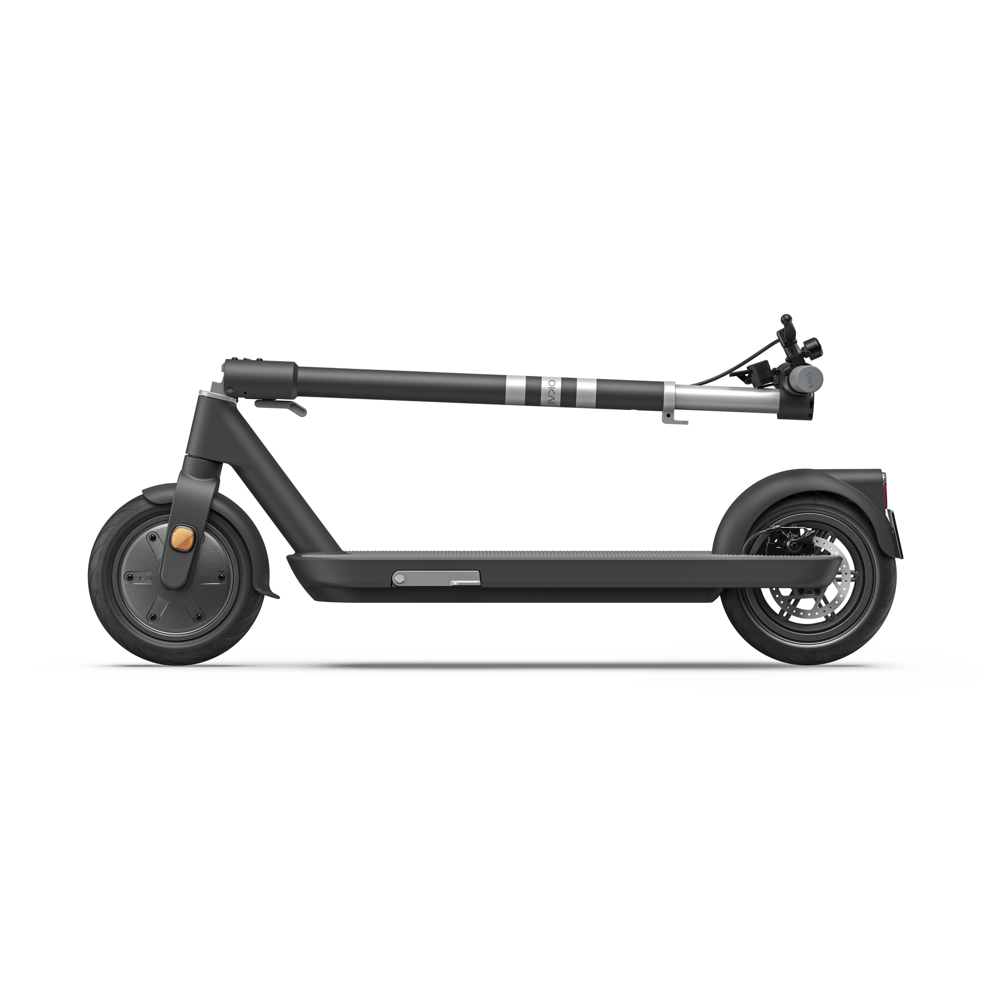 Foldable Electric Scooter W 18.6 Miles Max Operating Range & 15.5 Mph Max Speed Black Black Aluminum