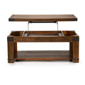 Arusha Lift Top Cocktail Table Cherry Solid Wood Mdf