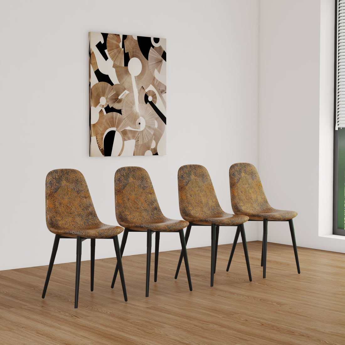 Dining Chairs Set Of 4, Modern Accent Chairs With
