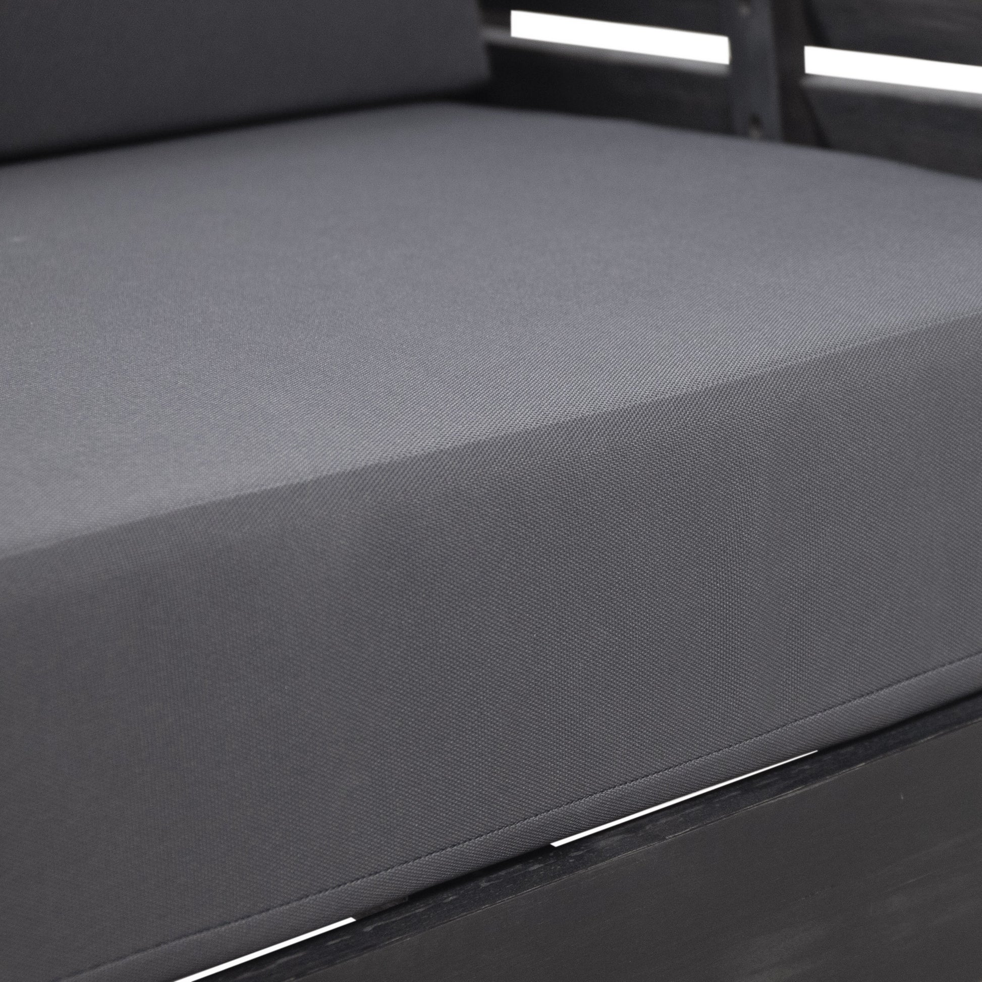 Outdoor Acacia Wood Club Chairs With Cushions, Dark Gray, 27.75"D X 32"W X 27.75"H Yes Grey Foam Acacia Wood