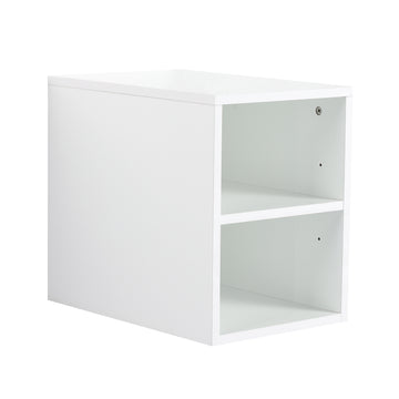 12 Inch Small Wall Mounted Storage Shelves, Suitable For Small Bathroom, Glossy White Glossy White 1 Primary Living Space Wall Mounted Modern Plywood