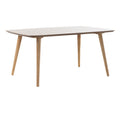 Coffee Table Natural Rubber Wood