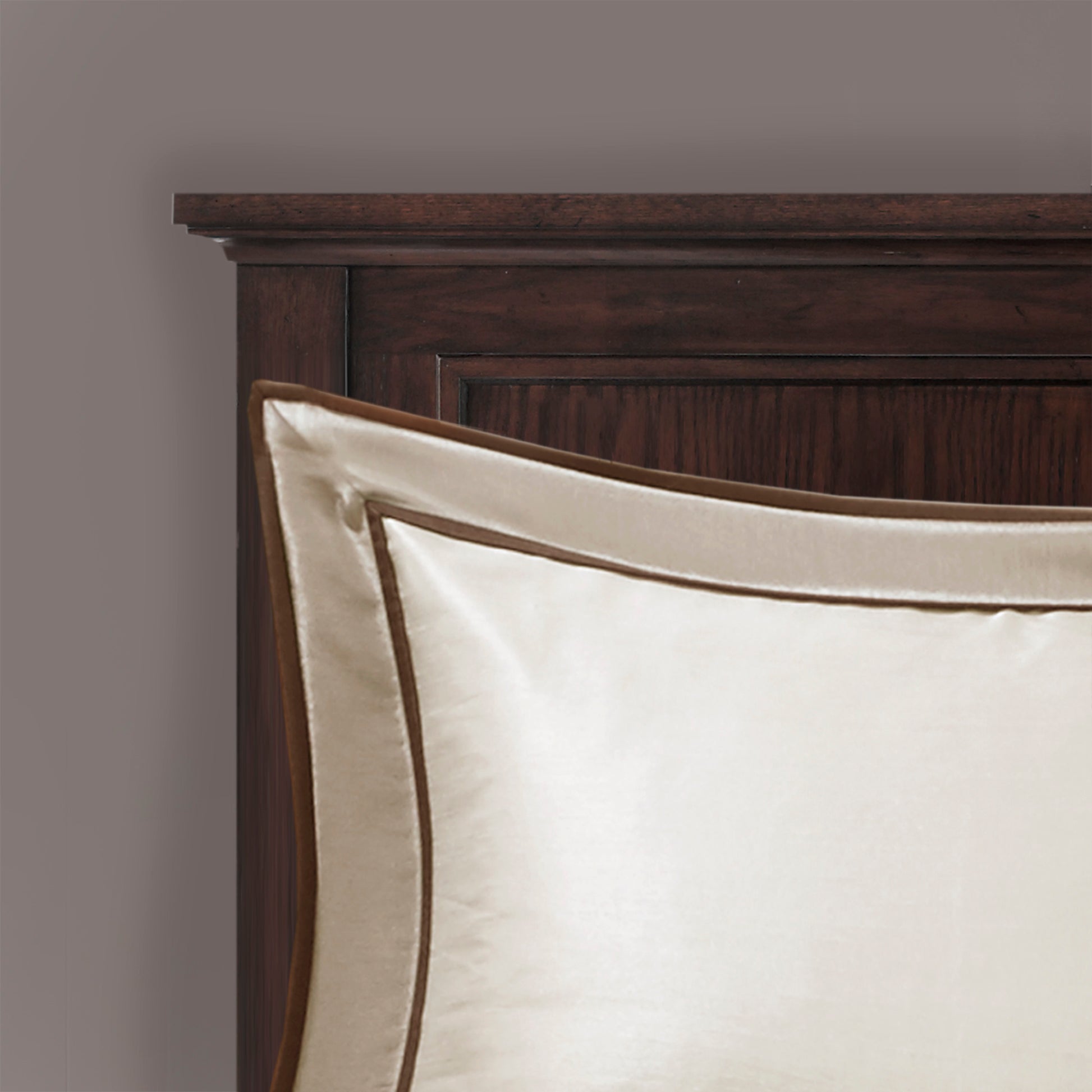 7 Piece Comforter Set Taupe Brown King King Taupe Brown Polyester