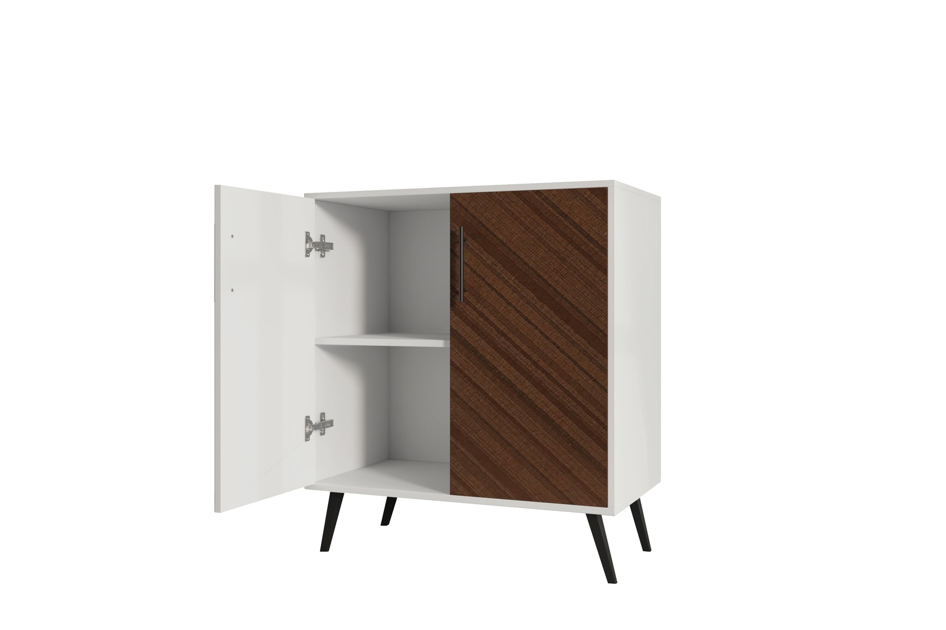 Dfw Storage Cabinet With Doors And Shelves Kitchen Free Standing Buffet Cabinet With Storage, Sideboard Cabinet With Adjustable Shelves, Wood Accent Cabinet For Living Room Bathroom Entryway Office