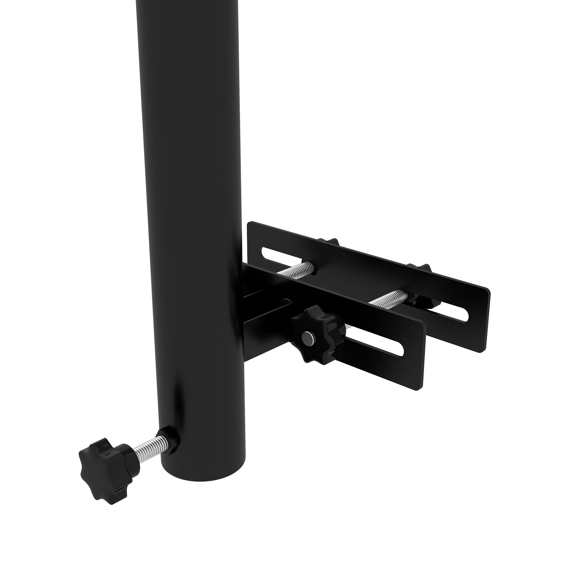 deck mount patio umbrella base Outsunny Patio Umbrella Holder With Adjustable Clamps, Umbrella Deck M