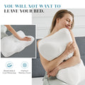 Sleeping Pillow, Bedroom Bedding, Neck Support Pillow, White,1 Piece White Fabric