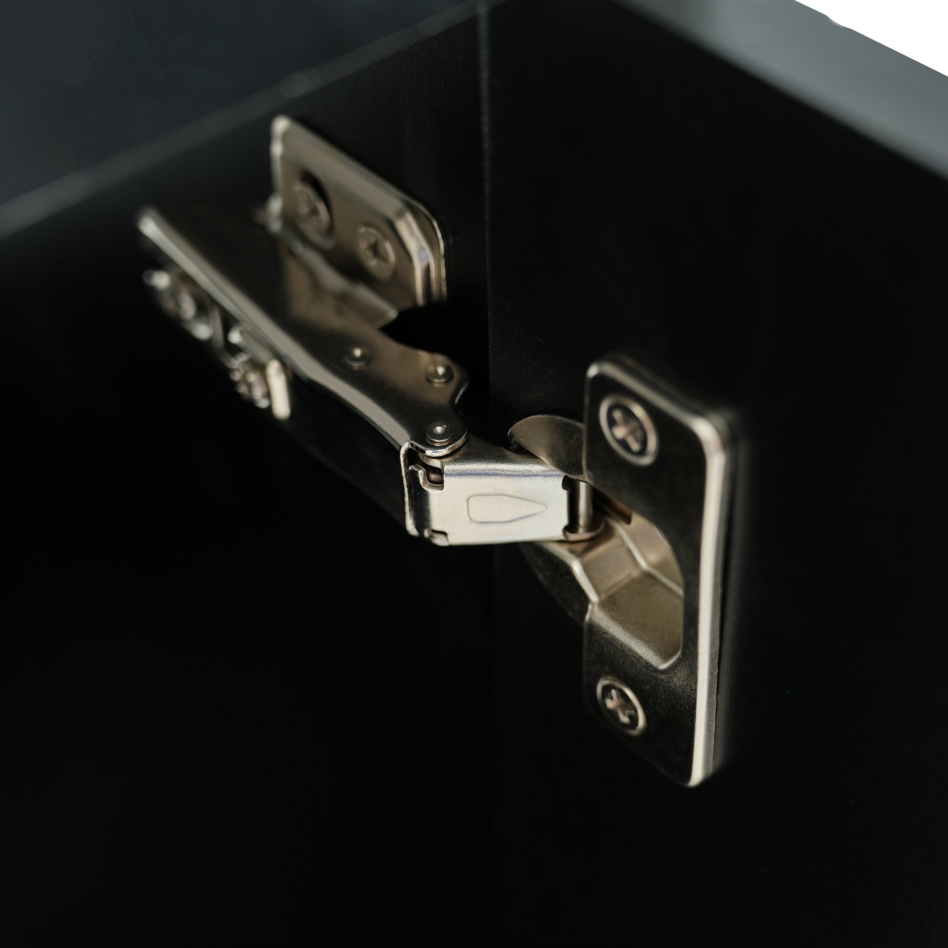 36'' Wall Mounted Bathroom Vanity With Resin Sink, Floating Bathroom Storage Cabinet With 2 Drawers, Solid Wood Bathroom Cabinet Black Bathroom Modern Mdf