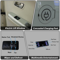 All Weather Protection: Fully Enclosed Design For Safer Travels White Abs Pc