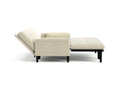 Ivory Corduroy Sectional Sofa: Convertible 3 Seater Sofa, L Shaped Sofa, And Bed Ivory Velvet Metal Primary Living Space Medium Soft Loose Back Pillow Top Arms Foam Fabric Metal 3 Seat