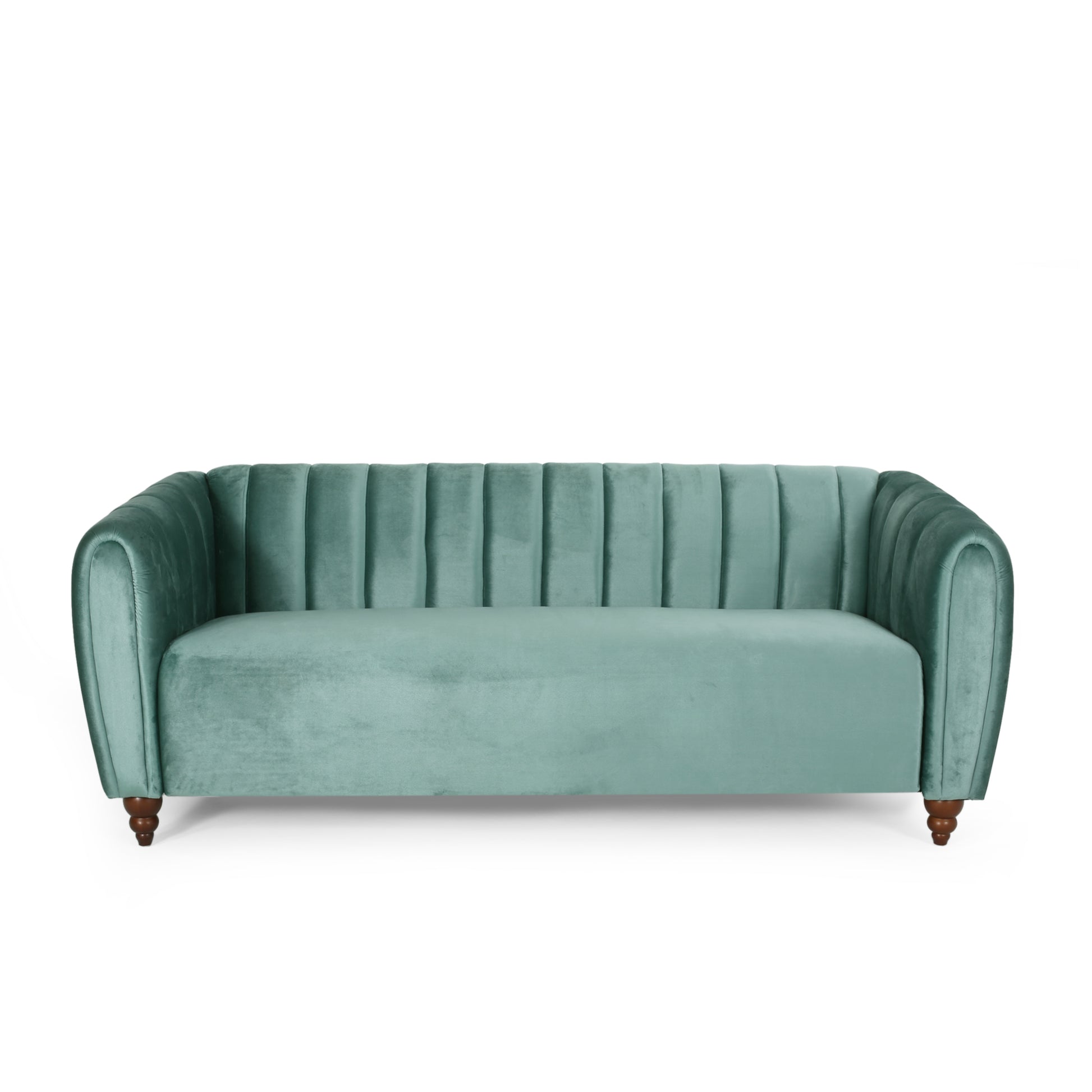 3 Seater Sofa Turquoise Velvet 3 Seat