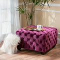 Ottoman Fuchsia Velvet