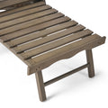 Malibu Reclining Adirondack Chair Grey Acacia Wood