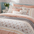 9 Piece Cotton Percale Comforter Set Blush Queen Queen Blush Polyester
