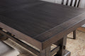 Napa Dining Table Brown Dark Brown Wood