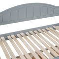 Wooden Twin Size Daybed With Twin Size Trundle, Extendable Daybed With Two Storage Drawers,Gray Expected Arrival Time:9.12 Twin Gray Wood