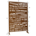 Outdoor & Indoor Privacy Screen Metal Privacy Screen 76