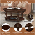 Living Room Coffee Table Set, Coffee Table & Two End Side Table 3 Piece Set For Office, Living Room, Apartment, Small Space, Easy Assembly, Cherry Color Written On Box Is Light Espresso Light Espresso Rubber Wood