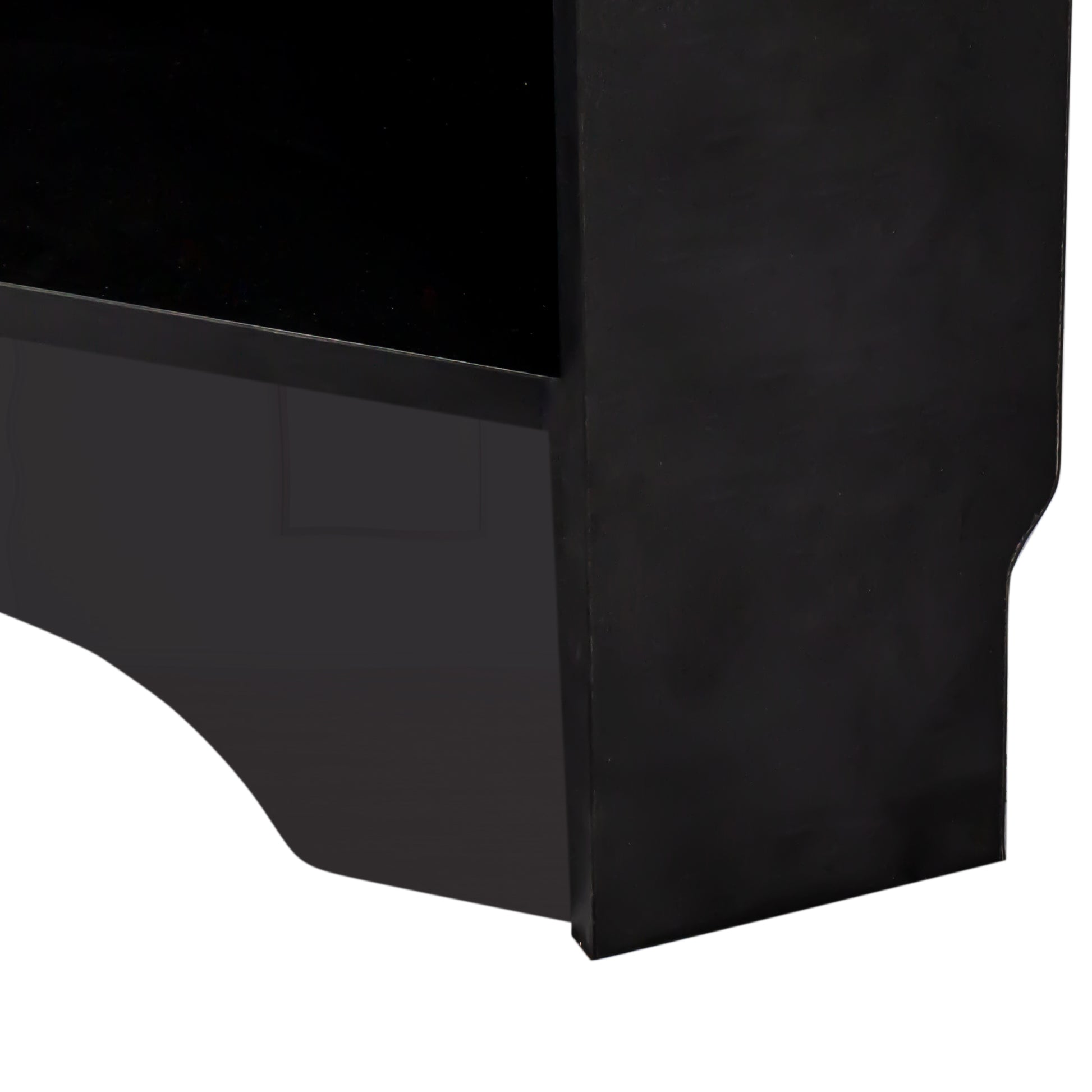 Minimalist Corner Hall Tree With Shoe Bench, Versatile Entryway Coat Rack With 4 Hooks, Corner Cabinet With Adjustable Shelf For Hallway, Living Room, Black, 29.5''W*71.6''H Black Particle Board