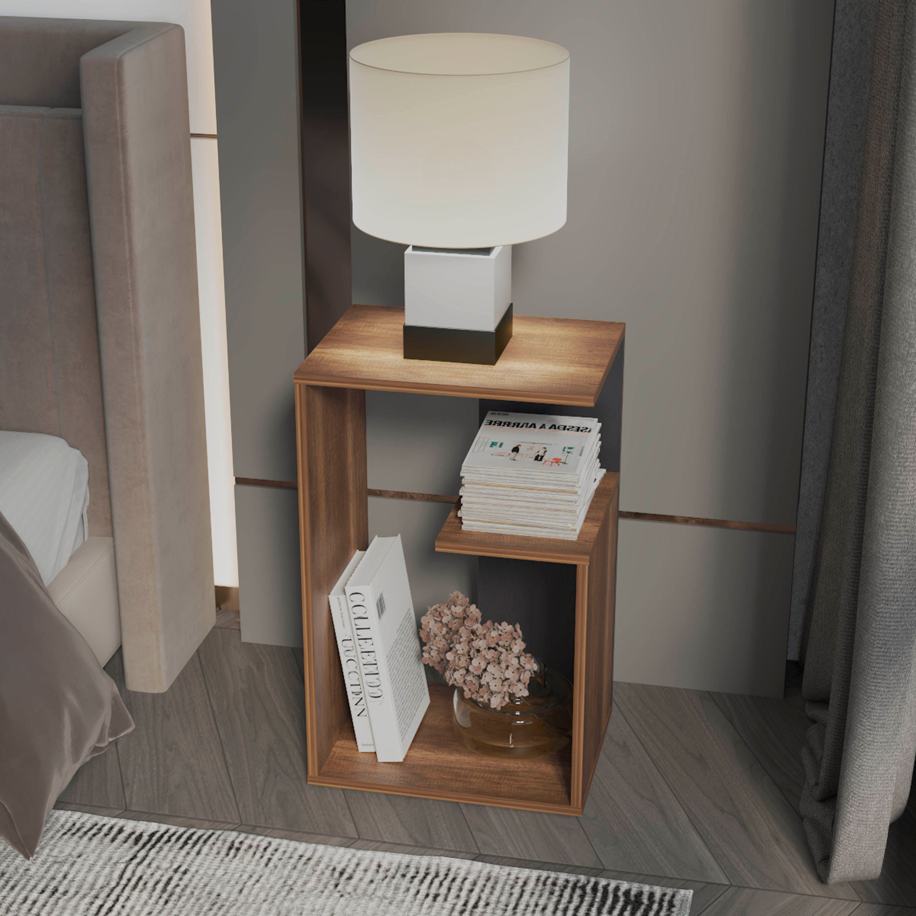 L'ÉGOÏSTE &One night stand Simplicity Mirrored Nightstand