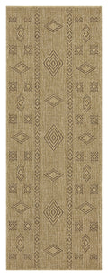 Earth Gc Ntl1002 Jute Mocha 5 Ft. 3 In. X 7 Ft. 3 In. Indoor Outdoor Area Rug Natural & Light Brown Polyester Polypropylene