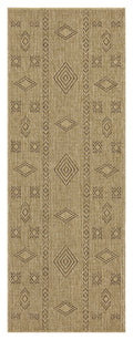 Earth Gc Ntl1002 Jute Mocha 2 Ft. 7 In. X 7 Ft. 3 In. Indoor Outdoor Area Rug Natural & Light Brown Polyester Polypropylene