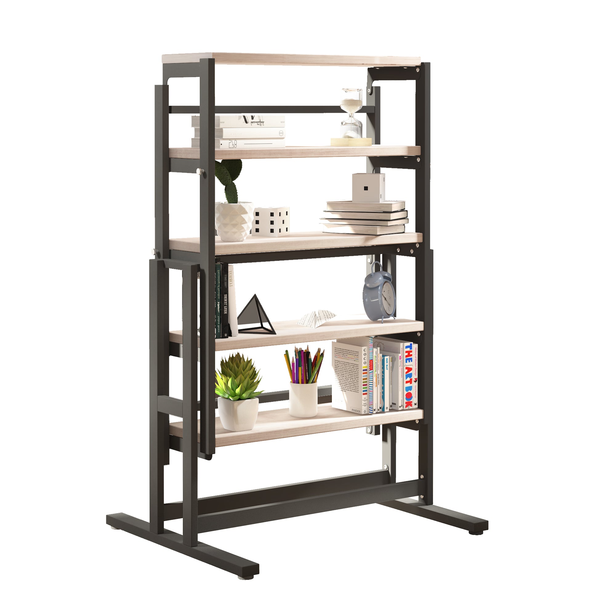 Vintage White Solid Mahogany Wood Multifunction Convertible Dining Table,Free Switch Space Saving Table, Shelf For Dining Room Or Kitchen White Vintage Seats 6 Dining Room Vintage Mahogany Rectangular Desk Polished Rectangular Solid Wood T Shape