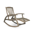 Sunview Reclining Rocking Chair Grey Wood