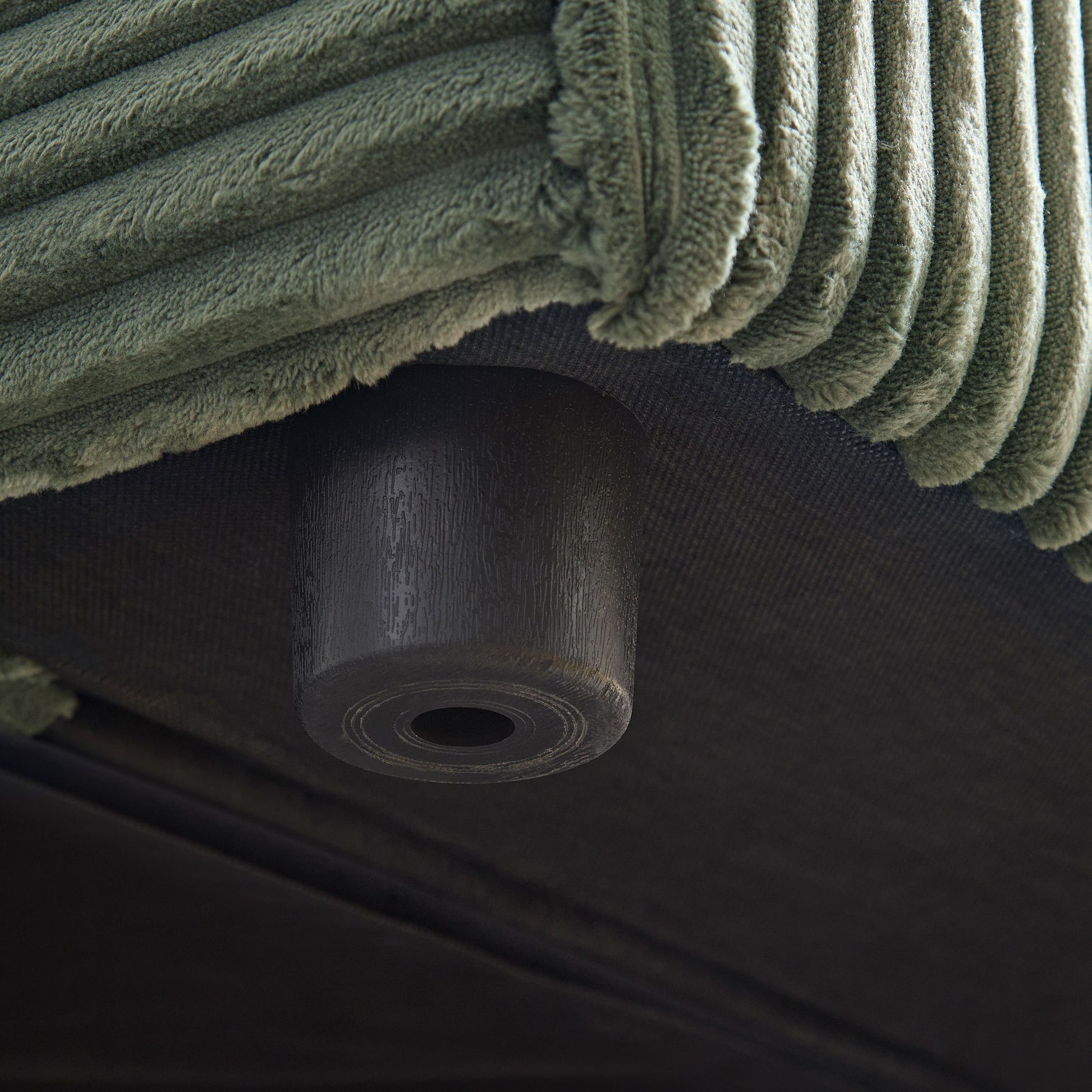 5 Seats,Oversized Sectional Sofa,L Shaped Corner Couch With Detachable Seat & Back Cushion, Corduroy Upholstery Convertible Sleeper Sofa&Couch For Living Room Green Fabric 5 Seat