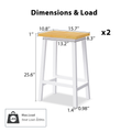 K&K Solid Wood Bar Stools Not Cheap Iron , 25.6