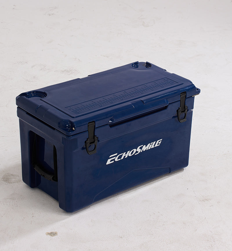 40Qt Navy Blue Insulated Box Navy Blue Polyethylene